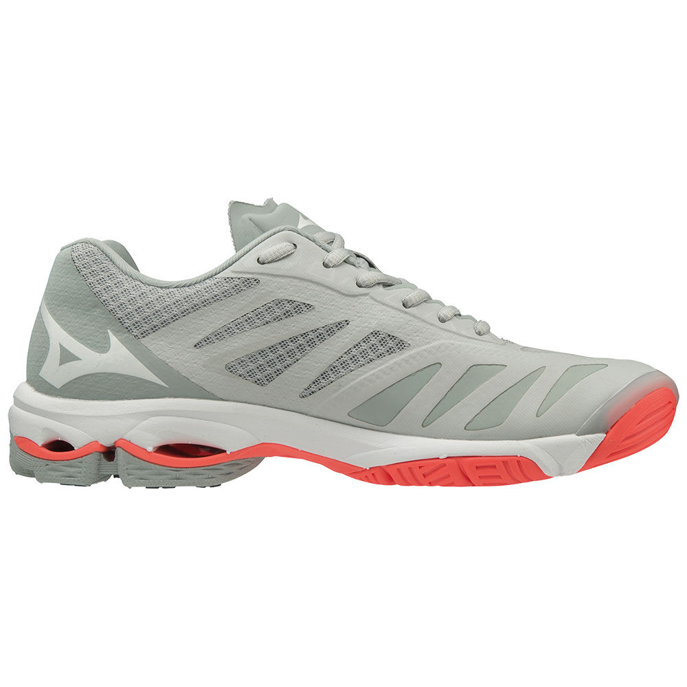 Sapatilhas Voleibol Mizuno WAVE LIGHTNING Z5 - Mulher - Cinzentas/Branco - YIXCZ5390